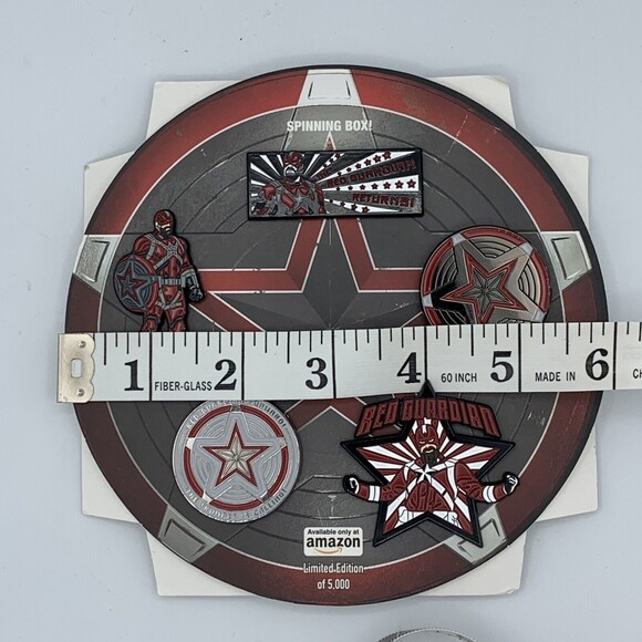 Marvel Red Guardian Enamel 5 Pin Set - Picture 4 of 9